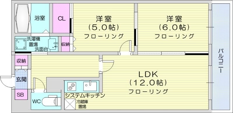 ノーステリアの物件間取画像