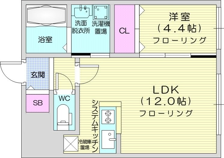 LaDolceVitaの物件間取画像