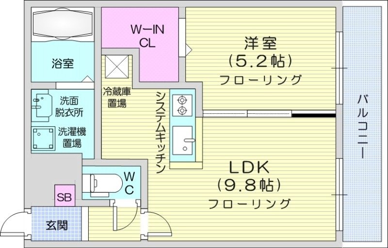 サンコート円山ガーデンヒルズの物件間取画像