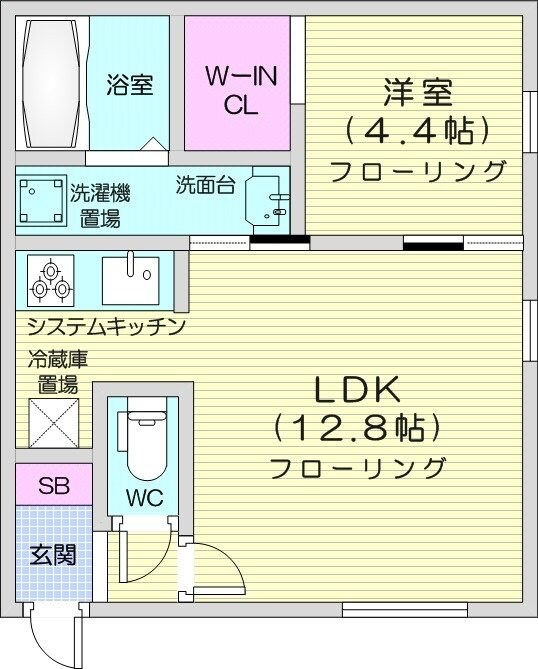 GLASSMAREHACHIKENの物件間取画像