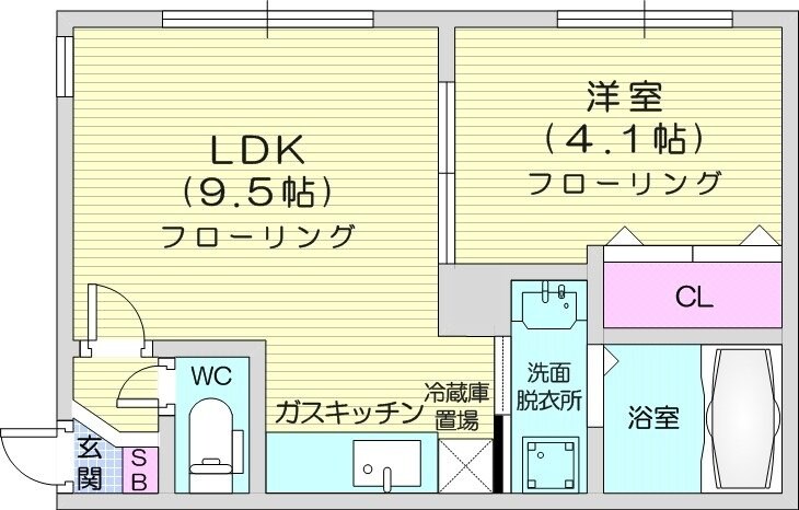 円山公園駅 徒歩15分 4階の物件間取画像