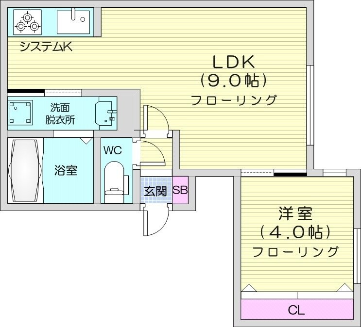 ラグナベルデ宮の沢の物件間取画像