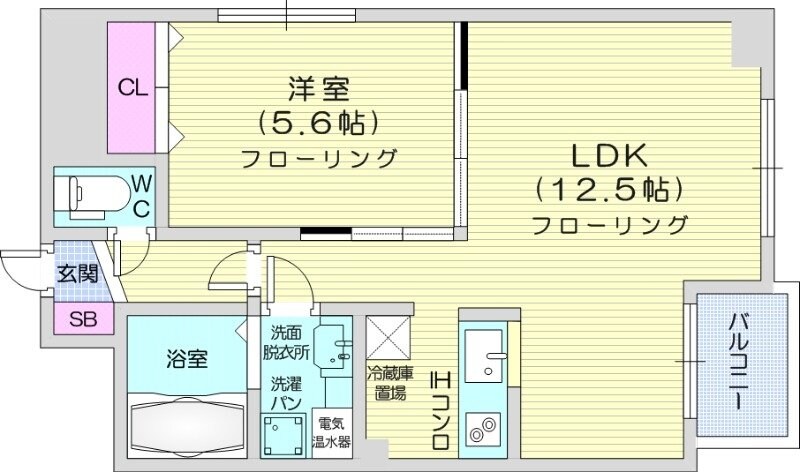 オンズドールの物件間取画像