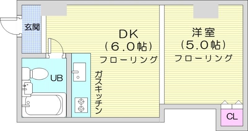 豊ビルの物件間取画像