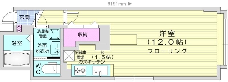 パークシティ麻生の物件間取画像