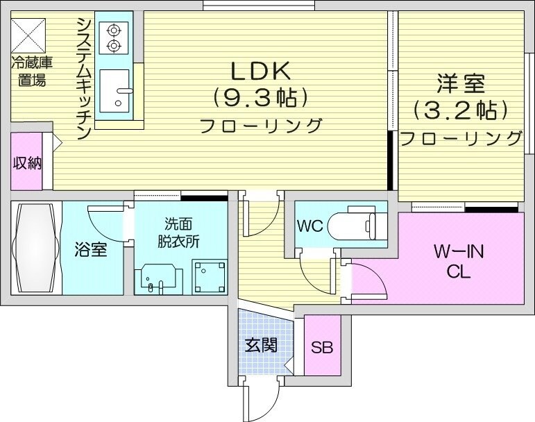 angelot　Nishino　1-2の物件間取画像