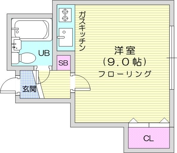 西２８丁目駅 徒歩4分 4階の物件間取画像