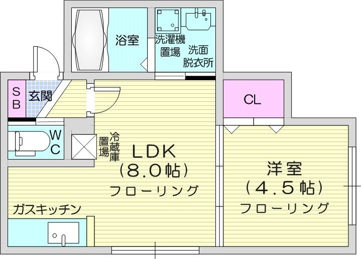 サンライズの物件間取画像