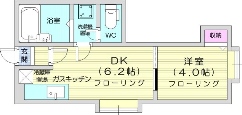 西２８丁目駅 徒歩4分 3階の物件間取画像