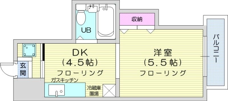 西１１丁目駅 徒歩7分 9階の物件間取画像