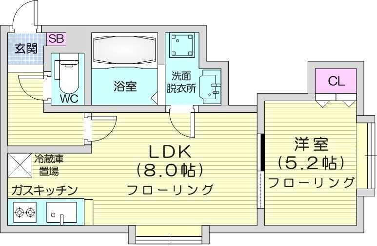 元町駅 徒歩4分 3階の物件間取画像