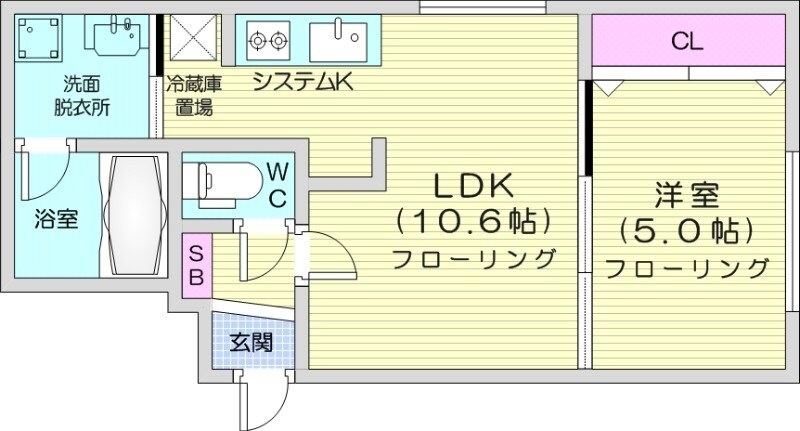 幌平橋駅 徒歩11分 4階の物件間取画像