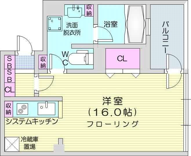 豊水すすきの駅 徒歩2分 2階の物件間取画像