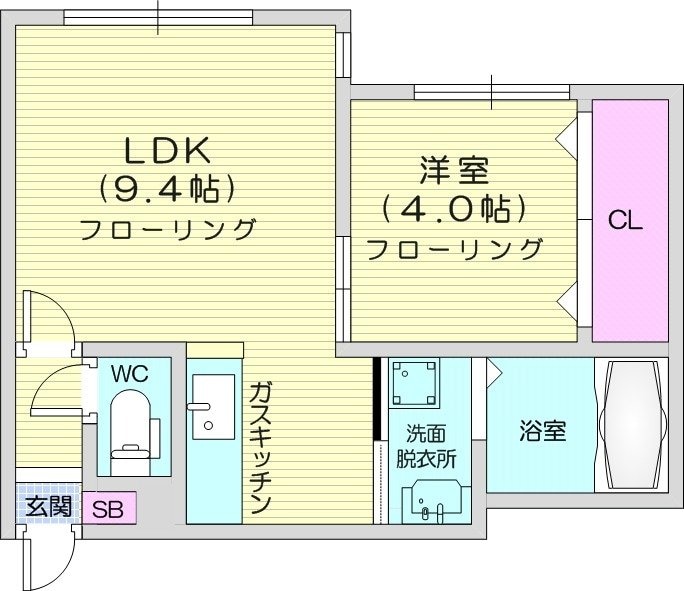 麻生駅 徒歩6分 2階の物件間取画像