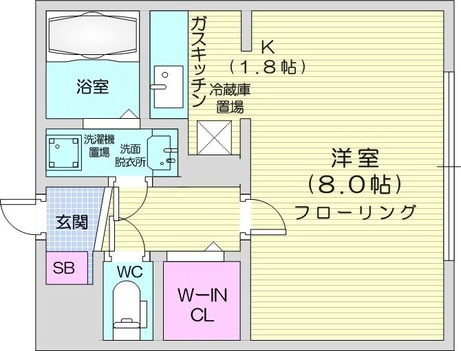 フォートデルッシの物件間取画像