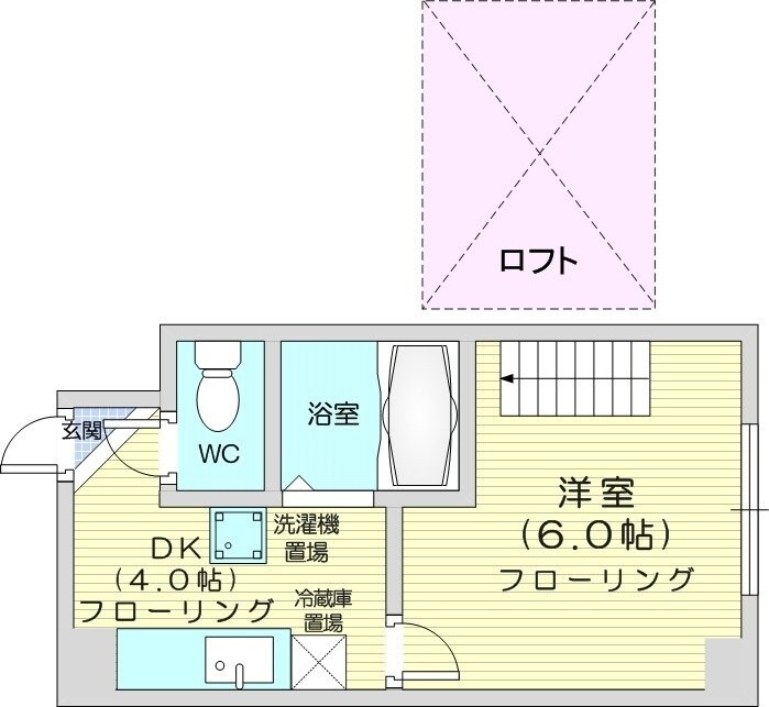 西１１丁目駅 徒歩10分 5階の物件間取画像