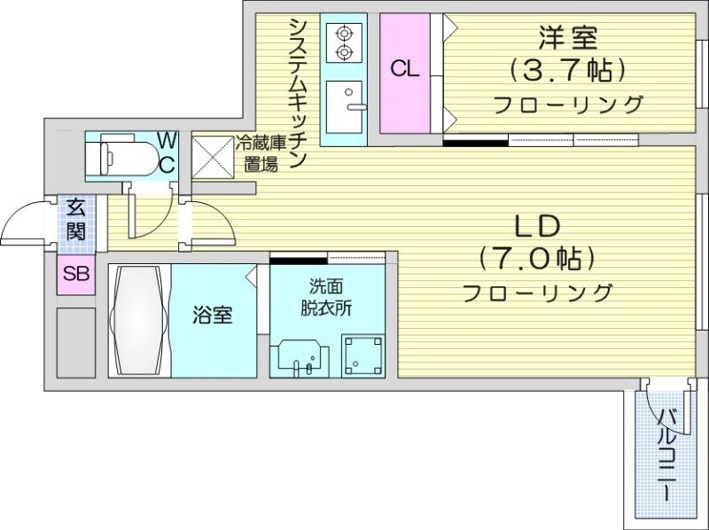 福住駅 徒歩27分 2階の物件間取画像