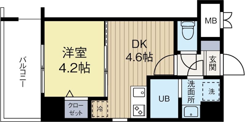 ジェイド博多の物件間取画像