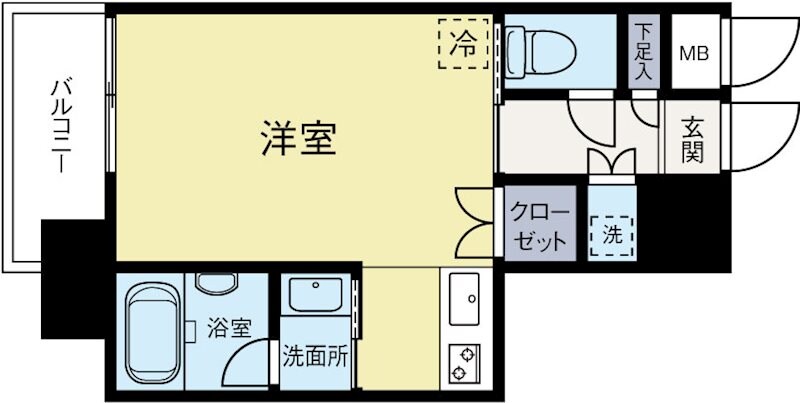 プライムアーバン博多東の物件間取画像