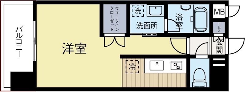 プライムアーバン博多東の物件間取画像