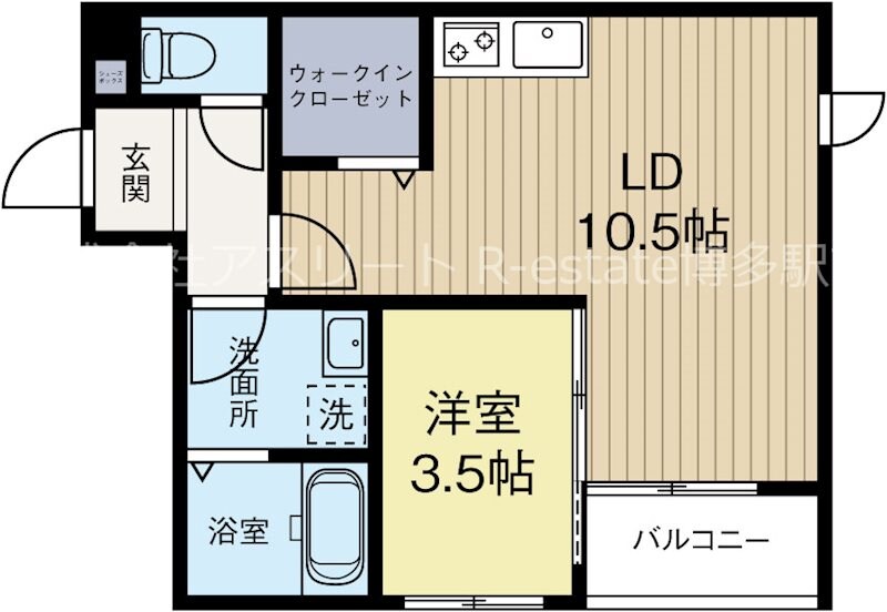 吉塚駅 徒歩12分 2階の物件間取画像
