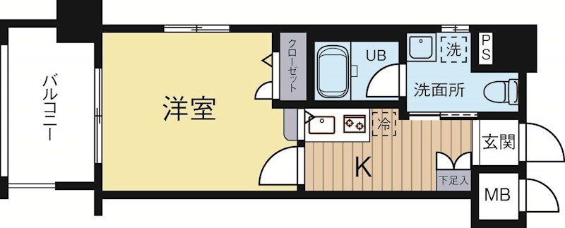 吉塚駅 徒歩6分 11階の物件間取画像