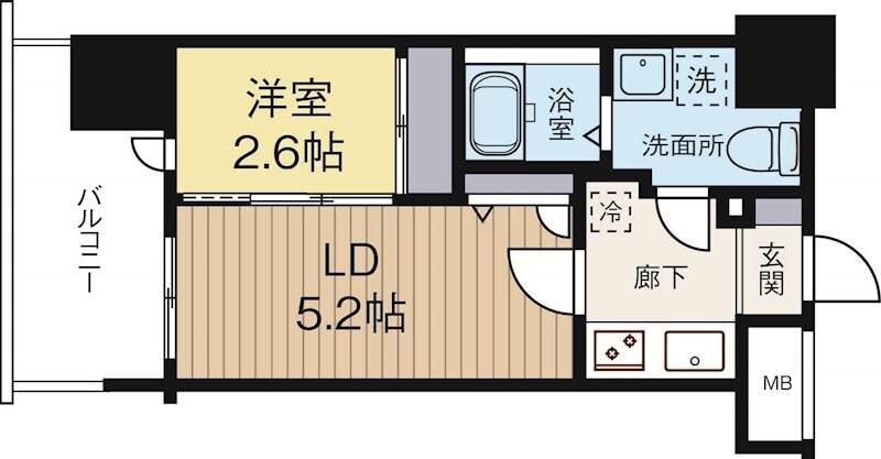 グランフォーレ呉服町の物件間取画像