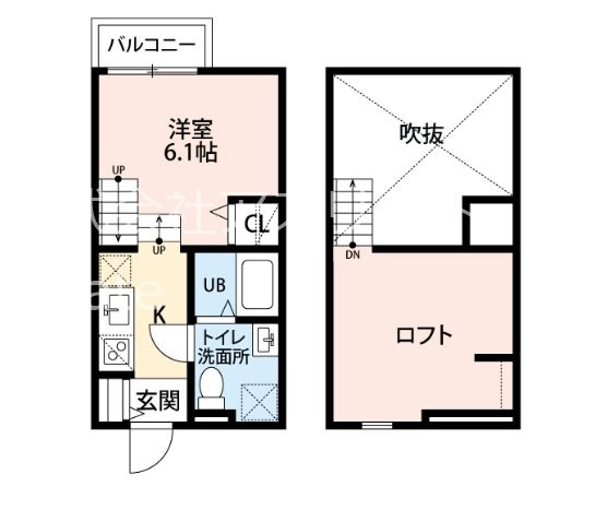 箱崎宮前駅 徒歩8分 2階の物件間取画像