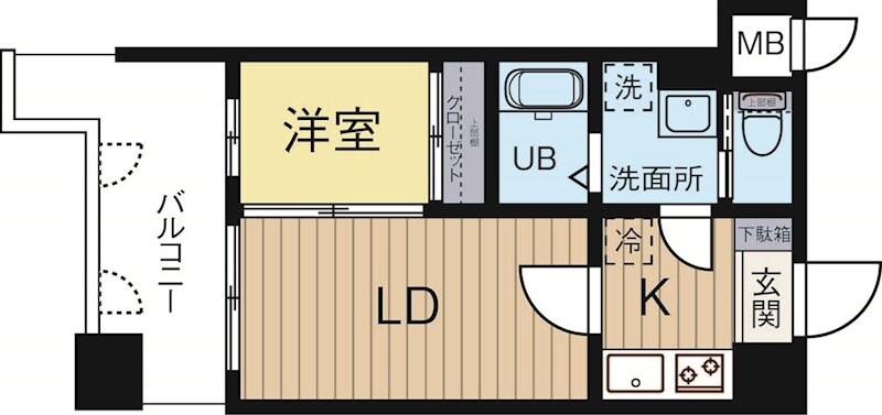 グランフォーレ箱崎ステーションプラザの物件間取画像