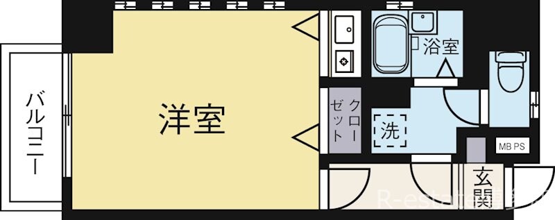 ダイナコート千代県庁口の物件間取画像