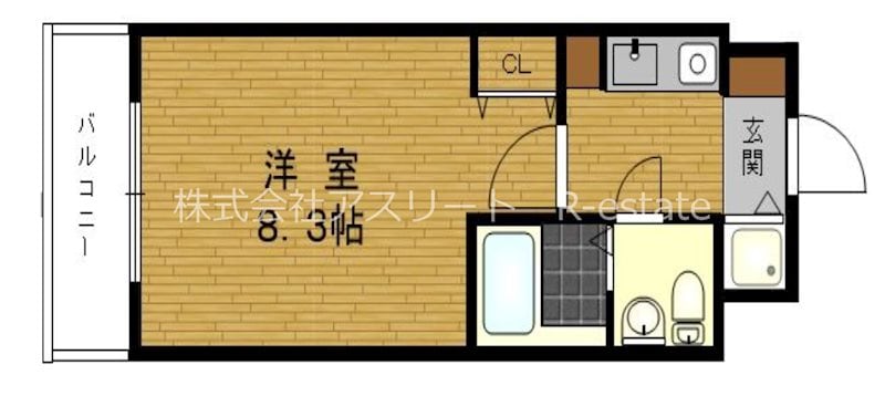 クリエート駅南の物件間取画像