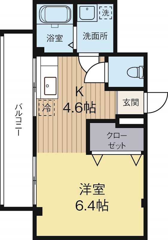 竹下駅 徒歩15分 3階の物件間取画像