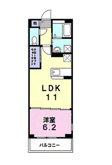ルミエール西洞院の物件間取画像