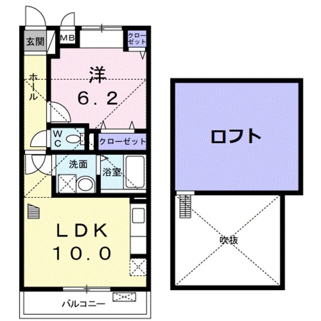 浄雲壱番館の物件間取画像