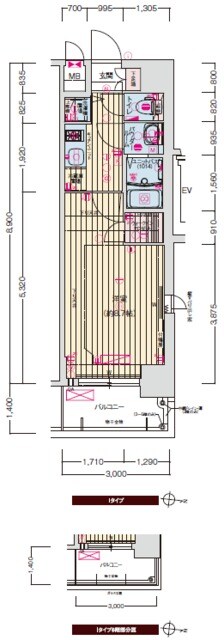 プレサンス京都鴨川の物件間取画像