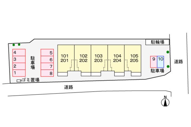 ラルーチェの物件外観写真