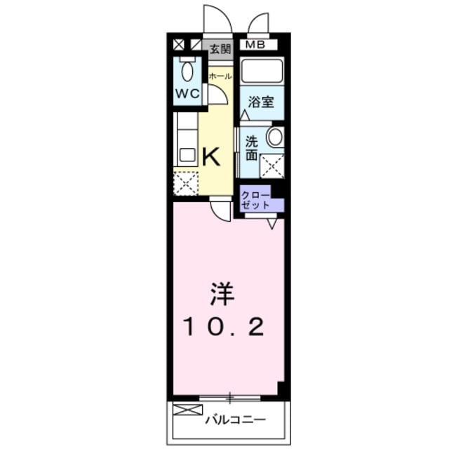 ノイ　ブルーメ桂川の物件間取画像