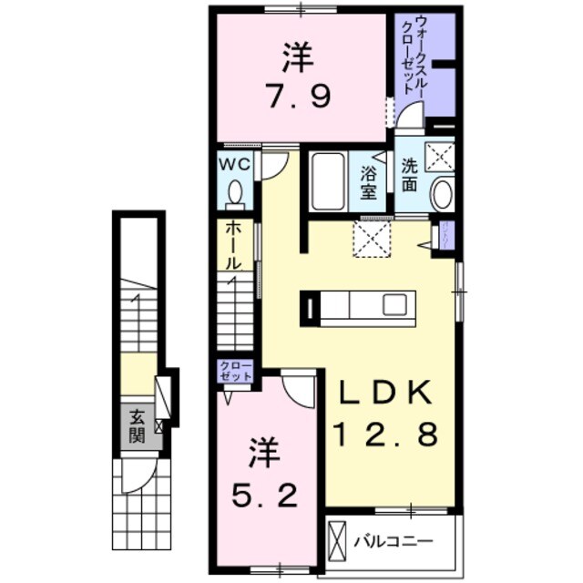 カメリアの物件間取画像