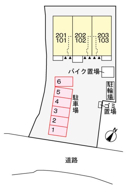 カメリアの物件外観写真