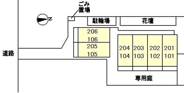 クリザンテーム　山本Ⅱの物件外観写真