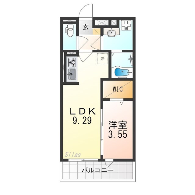 メルヴェーユの物件間取画像
