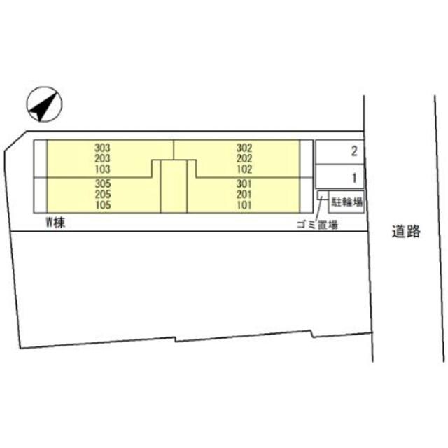 太秦レジデンス　W棟の物件外観写真