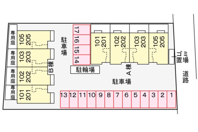 セントレア小野　Bの物件外観写真