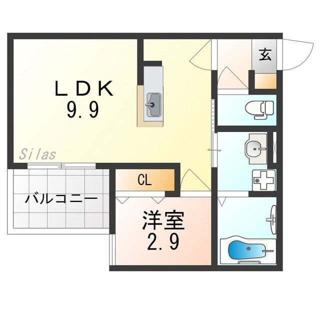 robot　home　向島本丸町の物件間取画像