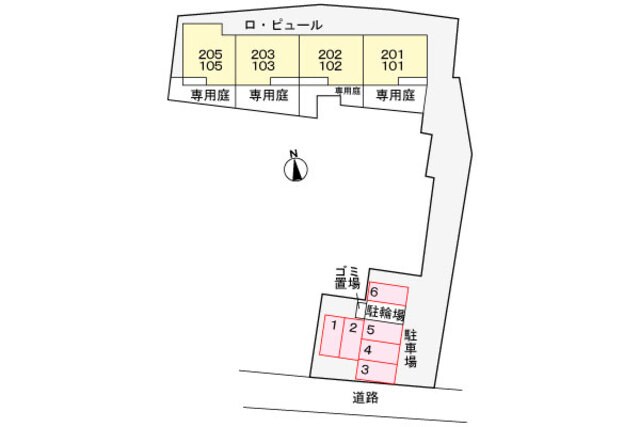 ロ・ピュールの物件外観写真