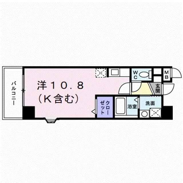 エスト堀川の物件間取画像