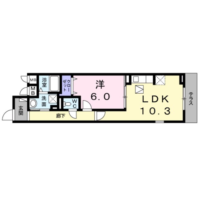 フレイム　パーク　イーストの物件間取画像