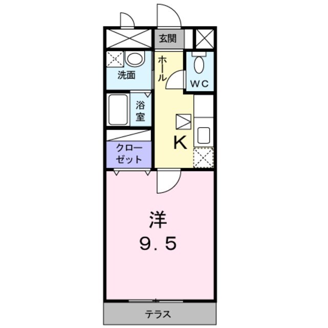 コッティ　トントの物件間取画像