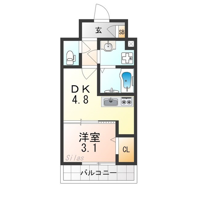 エクスフォード京都聚楽町の物件間取画像