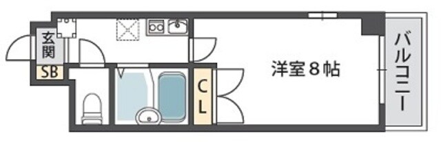 ラフィーネ御所西の物件間取画像